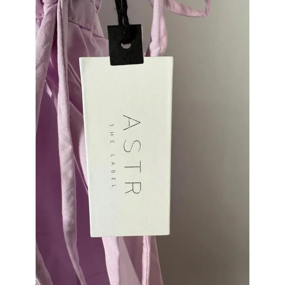 NWT ASTR The Label Lorrie Sleeveless Ruched Midi Dress Size Small - Picture 5 of 7